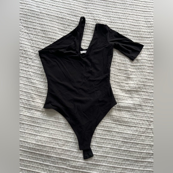 Alix Asymmetrical Bodysuit - Picture 1 of 4